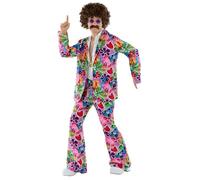 Fun Shack Costume Hippie Homme, Déguisement Années 60 et 70, Tenue Vintage Halloween Homme M