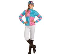 Fun Shack Costume Jockey Femme, Déguisement Adulte Halloween et Carnaval, Tenue Équestre Originale, XL