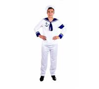 Fun Shack Costume Marin Homme, Tenue de Marin pour Carnaval, Déguisement Homme Thème Nautique, L