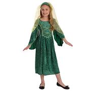 Fun Shack Costume Médiéval Enfant, Robe Moyen Âge Fille, Déguisement Carnaval Historique, XL