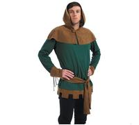 Fun Shack Costume Médiéval Homme, Déguisement Robin des Bois, Tenue Historique Homme XL