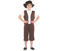 Fun Shack Costume Paysan Enfant, Déguisement Victorien, Tenue Époque Victorienne, Carnaval Enfant, L