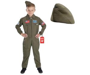 Fun Shack Costume Pilote Enfant, Déguisement Chasse et Ligne, Idéal Carnaval et Fêtes, M