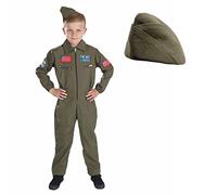 Fun Shack Costume Pilote Enfant, Déguisement Chasse et Ligne, Idéal Carnaval et Fêtes, XL