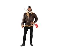 Fun Shack Costume Pilote Homme, Déguisement Aviateur, Combinaison Avion, Idéal Carnaval et Fêtes, L