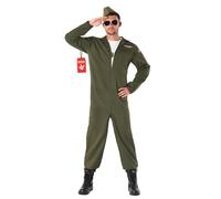 Fun Shack Costume Pilote Homme, Déguisement Homme Carnaval Taille L