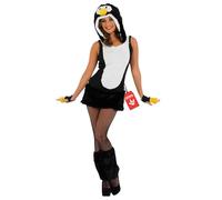 Fun Shack Costume Pingouin Femme, Pyjama Animaux Adulte, Grenouillère Carnaval Déguisement, S