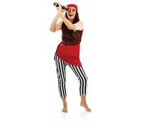 Fun Shack Costume Pirate Femme, Déguisement Pirate Halloween, Tenue Pirate Femme Adulte L