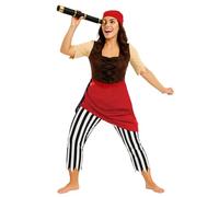 Fun Shack Costume Pirate Femme, Déguisement Pirate Halloween, Tenue Pirate Femme Adulte, XL
