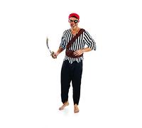 Fun Shack Costume Pirate Homme, Déguisement Halloween Pirate Adulte, Tenue Pirate Homme, M