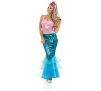 Fun Shack Costume Sirène Femme, Déguisement Adulte Sirène, Tenue Fantaisie Sirène, Idéal Été, M