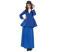 Fun Shack Costume Victorien Femme, Robe Nounou 1900, Déguisement Cinéma et Carnaval, M