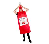 Fun Shack Deguisement Adulte Ketchup, Deguisement Ketchup Adulte, Déguisement Ketchup Adulte, Ketchup Costume Adulte, Déguisement Drôle Adulte, Déguisement Carnaval Adulte Taille Unique