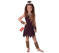Fun Shack Deguisement Fille des Cavernes, Costume Halloween Fille, XL