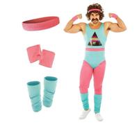 Fun Shack Déguisement Homme Années 80, Costume Rétro Adulte, Tenue Vintage Années 80 M