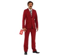 Fun Shack Deguisement Journaliste Homme, Déguisement Costume Bordeaux, Costume Homme Bordeaux, Journaliste Deguisement, Déguisement Halloween Adulte XL