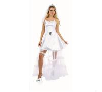 Fun Shack Déguisement Mariée Femme, Voile Mariée, Costume EVJF, Carnaval, Accessoire Mariage, Déguisement Femme S