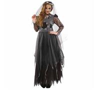 Fun Shack Déguisement Mariée Zombie Femme, Costume Halloween Mariée, Tenue Zombie Halloween XL
