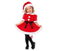 Fun Shack Deguisement Mere Noel Fille, Costume Mere Noel Halloween, 3-4 Ans