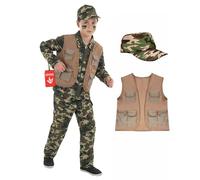 Fun Shack Deguisement Militaire Garcon, Costume Halloween Enfant, M