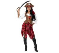 Fun Shack Déguisement Pirate Femme, Costume Pirate Adulte, Tenue Halloween Femme S