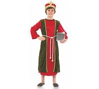 Fun Shack Déguisement Roi Mage Enfant, Costume Roi Noël Enfant, Tenue Noel Garcon, S