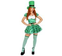 Fun Shack Déguisement Saint Patrick Femme, Costume Irlandais Carnaval, Tenue Festive Féminine S