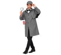 Fun Shack Deguisement Sherlock Holmes Homme, Costume Halloween, M