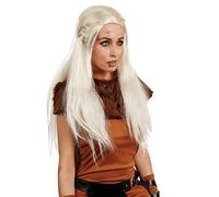 Fun Shack Mittelalterliche Königin Perruque de Costume, Taille Unique Femme