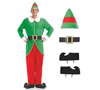 Fun Shack Morph Costume Lutin Homme, Deguisement Lutin Adulte, Déguisement Elf, Costume Noel Homme, Deguisement Noel Adulte XL