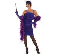 Fun Shack Robe Charleston Femme, Déguisement Année 20 Gatsby, Costume Femme Vintage XL