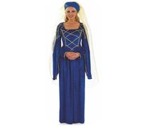 Fun Shack Robe Médiévale Femme, Costume Carnaval Déguisement Moyen Âge, Tenue Historique Femme L