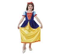Fun Shack Robe Princesse Neige Fille, Costume Carnaval Enfant, Déguisement Princesse Fille, M