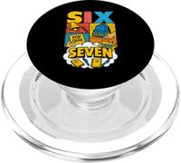 Fun Six Seven 6 7 Funny 67 Gen Z Alpha Slang 6-7 Meme School PopSockets PopGrip pour MagSafe