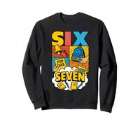 Fun Six Seven 6 7 Funny 67 Gen Z Alpha Slang 6-7 Meme School Sweatshirt