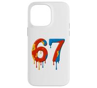 Fun Six Seven 6 7 Meme Design 6 7 Coque pour iPhone 14 Pro Max