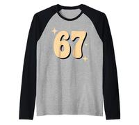 Fun Six Seven 6 7 Meme Design 6 7 Manche Raglan