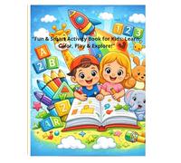 “Fun & Smart Activity Book for Kids: Learn, Color, Play & Explore!”