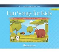 Fun Songs For Kids: 12 Very Easy Piano Solos With Teacher Duets - Jennifer Linn Series