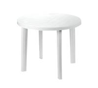 Fun star 506010 table en plastique 90 cm blanc