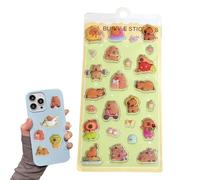 Fun Stickers,Cartoon Capybara Decals -10x20cm Cute Bubble Stickers,for Scrapbooks Endurable Phone Case Party Birthday Classroom Activity Reward Prizes Scrapbook Crafts Family Arts Greeting Cards