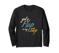 Fun Tap Dancing Pun J'Ai Un Battement dans Mon Pas Manche Longue