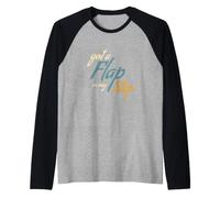 Fun Tap Dancing Pun J'Ai Un Battement dans Mon Pas Manche Raglan