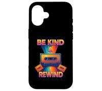 Fun Times Be Kind and Rewind Mixtape Throwback Vibe Coque pour iPhone 16