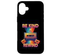 Fun Times Be Kind and Rewind Mixtape Throwback Vibe Coque pour iPhone 16 Plus