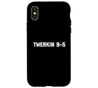Fun Twerkin 9-5 Silly Dance Joke Coque pour iPhone X/XS