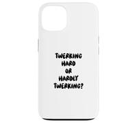 Fun Twerking Hard Or Hardly Twerking? Silly Dance Joke Coque pour iPhone 13