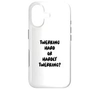 Fun Twerking Hard Or Hardly Twerking? Silly Dance Joke Coque pour iPhone 17