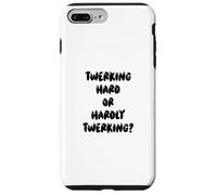 Fun Twerking Hard Or Hardly Twerking? Silly Dance Joke Coque pour iPhone 7 Plus/8 Plus