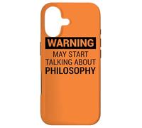 Fun Warning Design Philosopher Philosophy Teacher Coque pour iPhone 17
